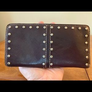 Plum Michael Kors wallet with ID window